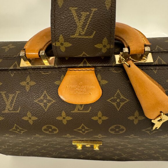 VINTAGE 1980'S - LOUIS VUITTON Vintage Fermoir Monogram Briefcase - Picture 1 of 10